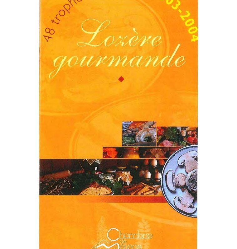 2003 2004 Palmarès Lozère Gourmande