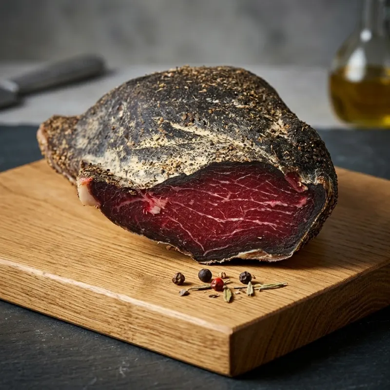 Photo de Brasaola, bœuf d’aubrac séché