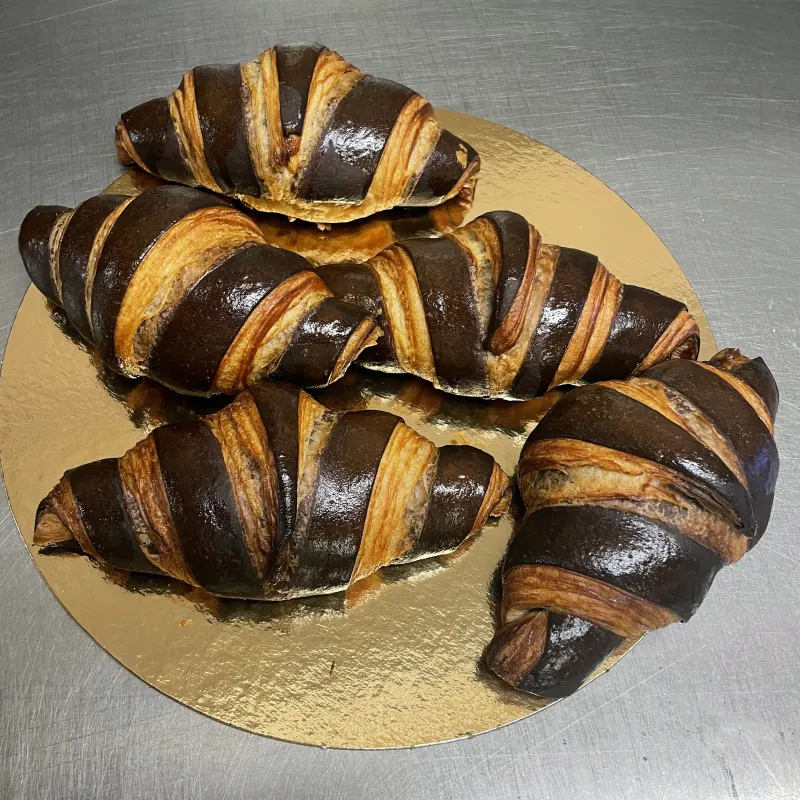 Photo de Croissant bicolore lait-noisette