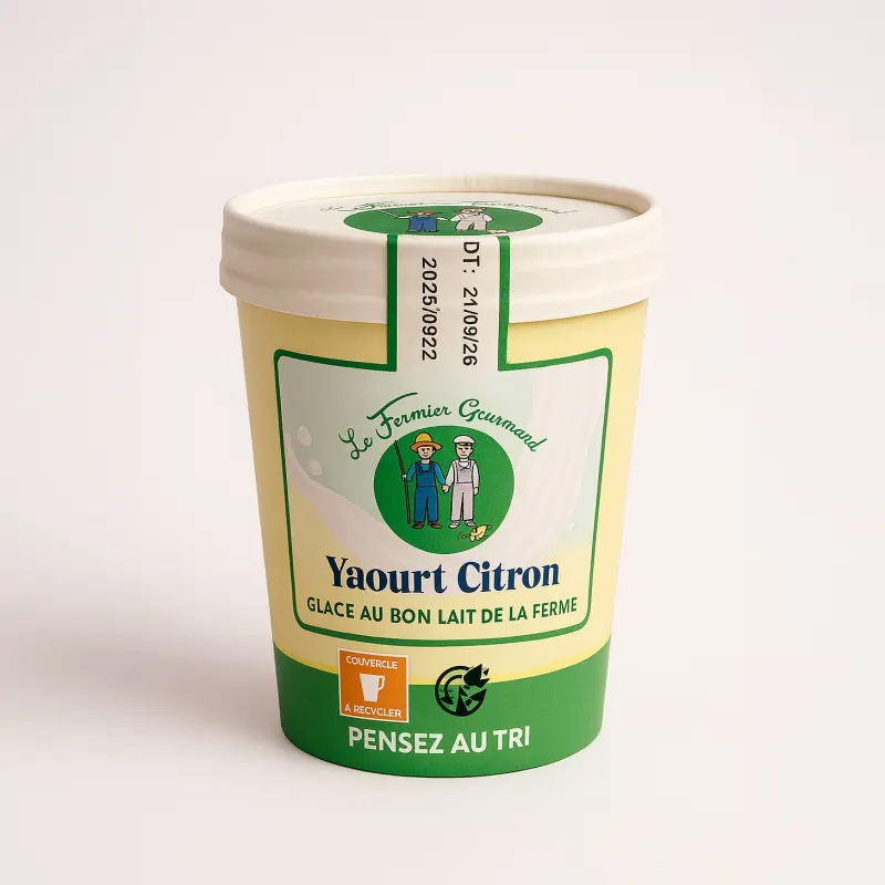 Photo de Glace yaourt brebis - citron