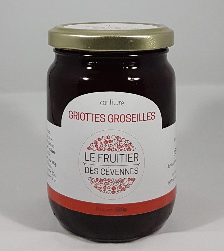 Confiture de griottegroseille Lozère Gourmande
